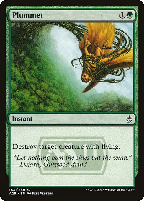Carta MTG-Plummet-Masters 25-183-EN-NM-C Foil