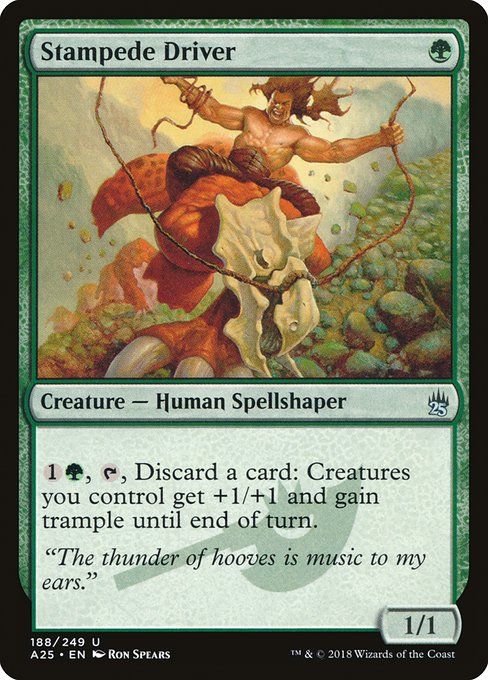 Carta MTG-Stampede Driver-Masters 25-188-EN-NM-U