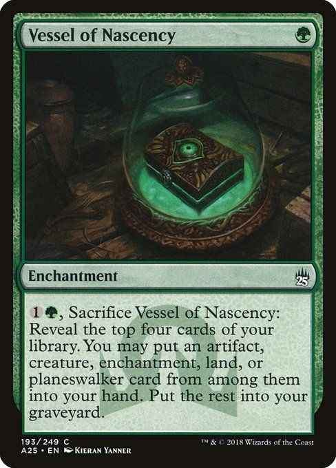 Carta MTG-Vessel of Nascency-Masters 25-193-EN-NM-C