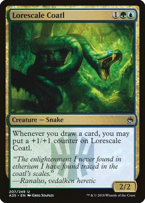 Carta MTG-Lorescale Coatl-Masters 25-207-EN-NM-U Foil