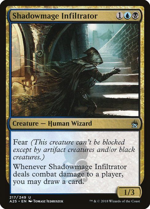 Carta MTG-Shadowmage Infiltrator-Masters 25-217-EN-NM-U