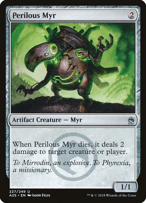 Carta MTG-Perilous Myr-Masters 25-227-EN-NM-U Foil