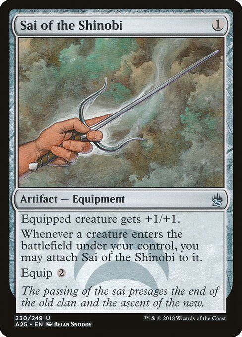 Carta MTG-Sai of the Shinobi-Masters 25-230-EN-NM-U
