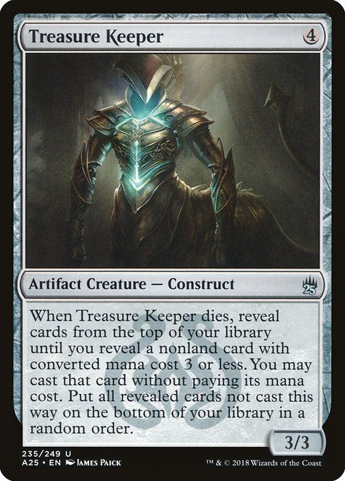 Carta MTG-Treasure Keeper-Masters 25-235-EN-NM-U