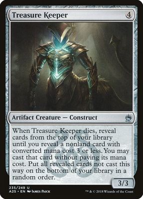 Carta MTG-Treasure Keeper-Masters 25-235-EN-NM-U