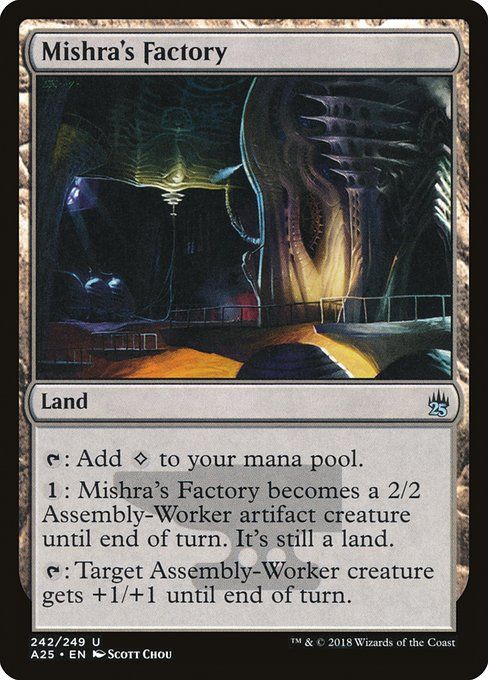 Carta MTG-Mishra's Factory-Masters 25-242-EN-NM-U