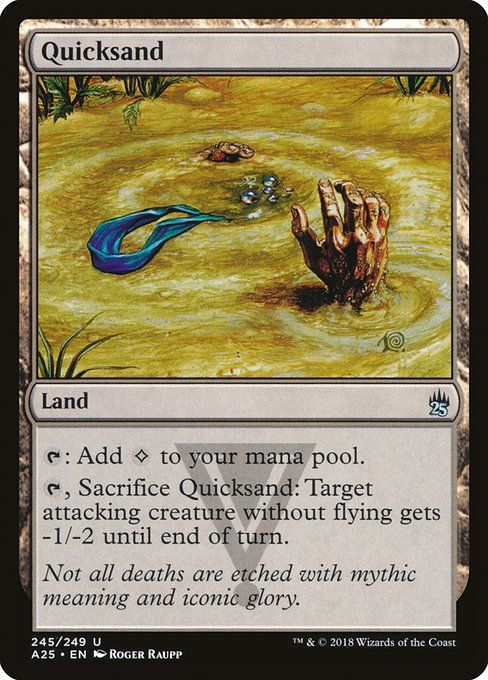 Carta MTG-Quicksand-Masters 25-245-EN-NM-U
