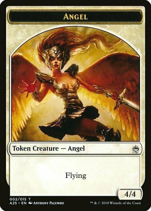 Carta MTG-Angel Token (White 4/4)-Masters 25-T02-EN-EX-Common