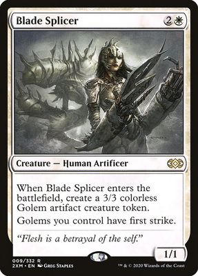 Carta MTG-Blade Splicer-Double Masters-9-EN-EX- R