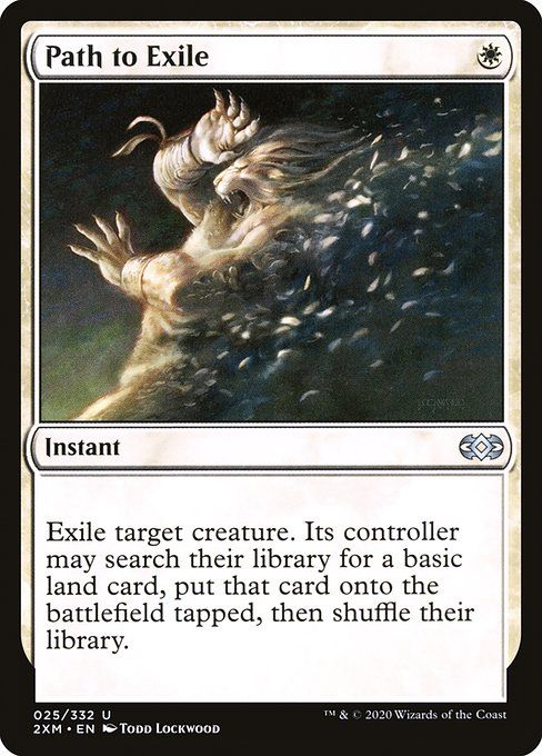 Carta MTG-Path to Exile-Double Masters-25-EN-EX- U  Foil