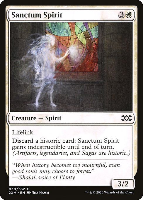 Carta MTG-Sanctum Spirit-Double Masters-30-EN-EX- C