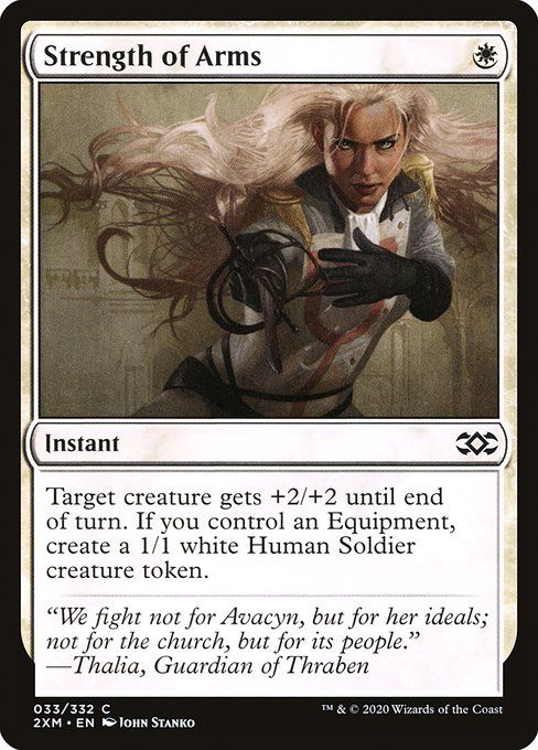 Carta MTG-Strength of Arms-Double Masters-33-EN-EX- C