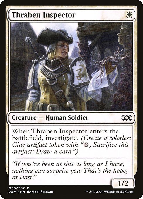 Carta MTG-Thraben Inspector-Double Masters-35-EN-EX- C