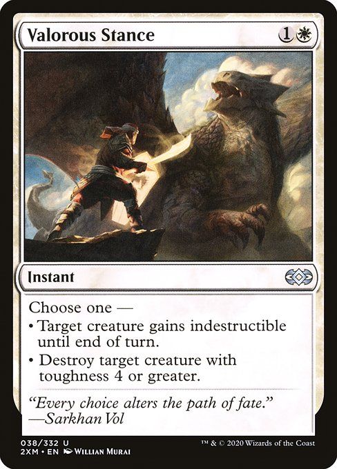Carta MTG-Valorous Stance-Double Masters-38-EN-EX- U