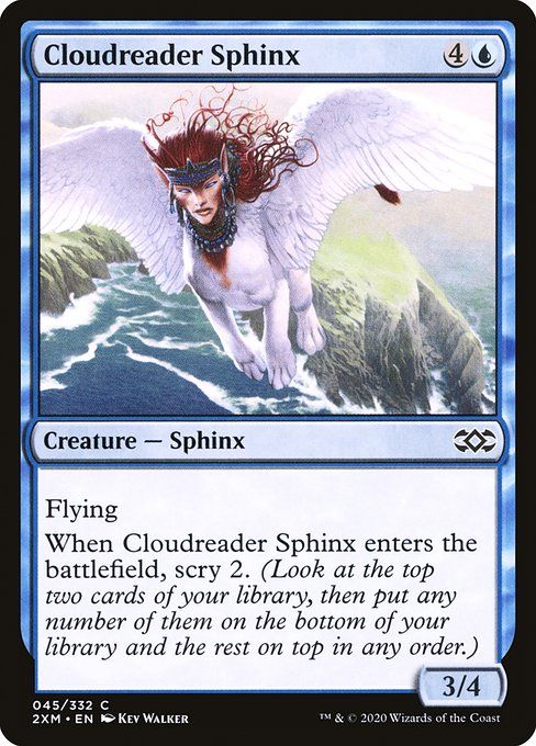Carta MTG-Cloudreader Sphinx-Double Masters-45-EN-EX- C