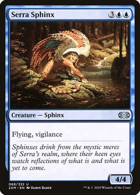 Carta MTG-Serra Sphinx-Double Masters-68-EN-EX- U