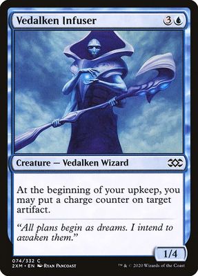 Carta MTG-Vedalken Infuser-Double Masters-74-EN-EX- C  Foil