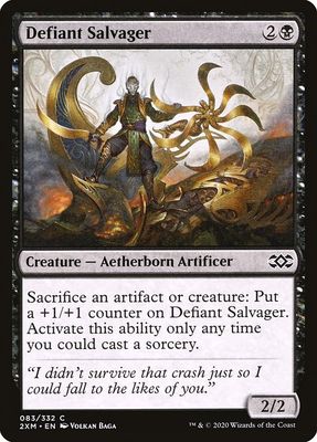 Carta MTG-Defiant Salvager-Double Masters-83-EN-EX- C
