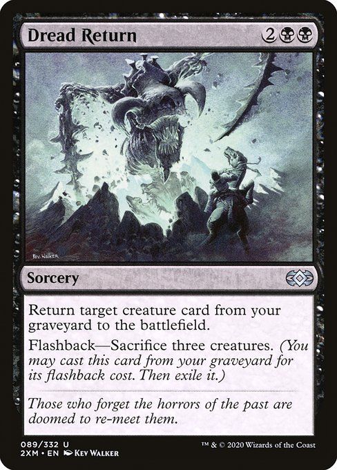 Carta MTG-Dread Return-Double Masters-89-EN-EX- U