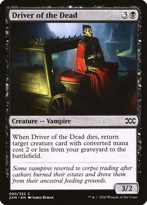 Carta MTG-Driver of the Dead-Double Masters-90-EN-EX- C  Foil