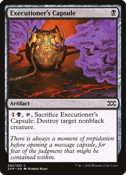 Carta MTG-Executioner's Capsule-Double Masters-92-EN-EX- C