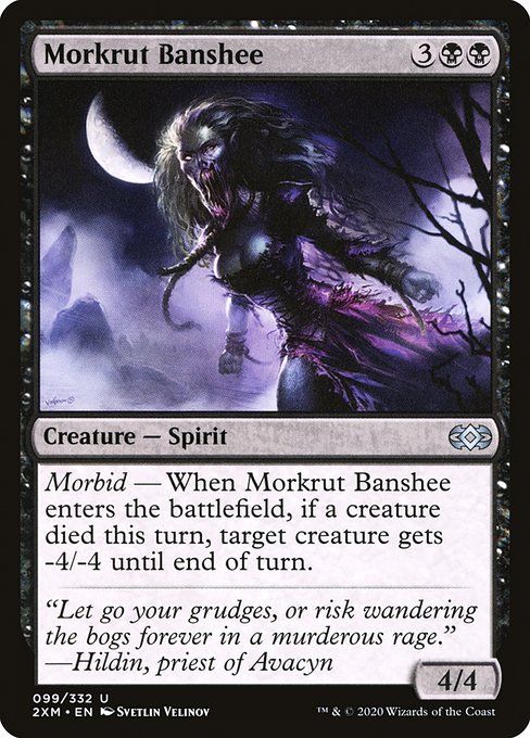 Carta MTG-Morkrut Banshee-Double Masters-99-EN-EX- U