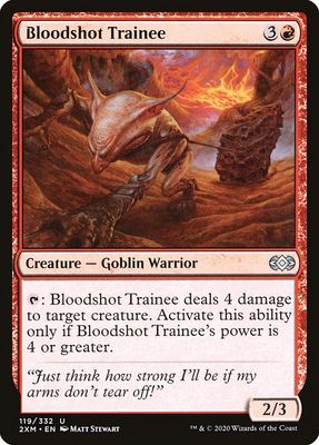 Carta MTG-Bloodshot Trainee-Double Masters-119-EN-EX- U