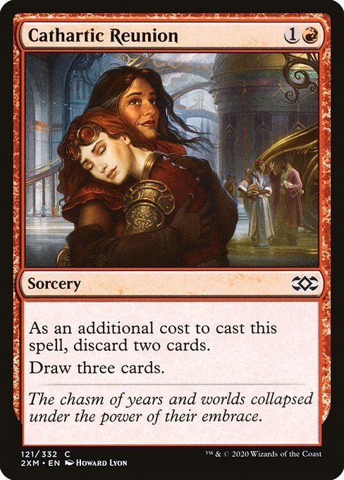 Carta MTG-Cathartic Reunion-Double Masters-121-EN-EX- C  Foil