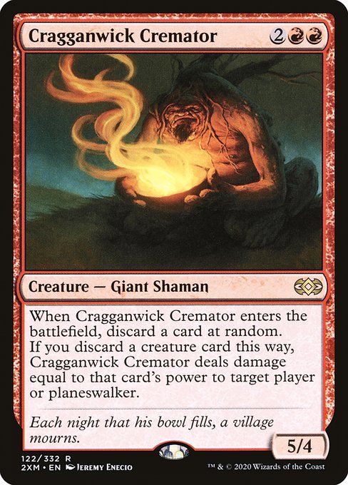 Carta MTG-Cragganwick Cremator-Double Masters-122-EN-EX- R