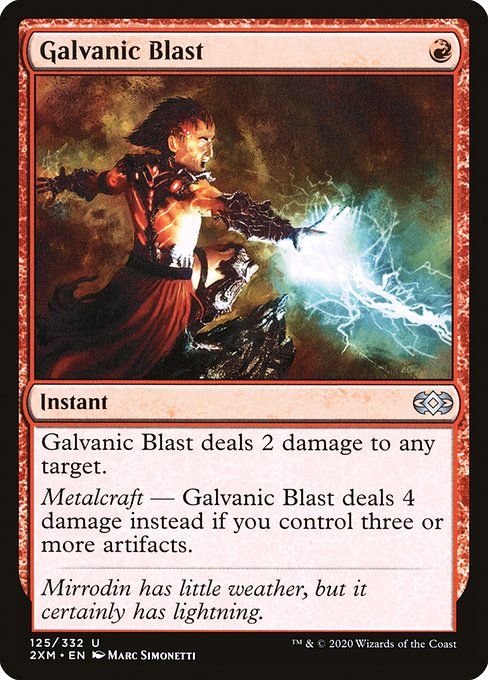 Carta MTG-Galvanic Blast-Double Masters-125-EN-EX- U