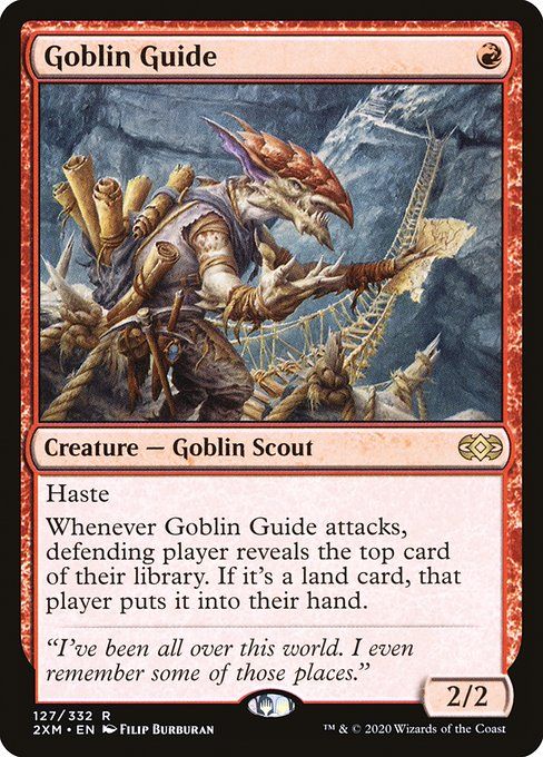 Carta MTG-Goblin Guide-Double Masters-127-EN-EX- R