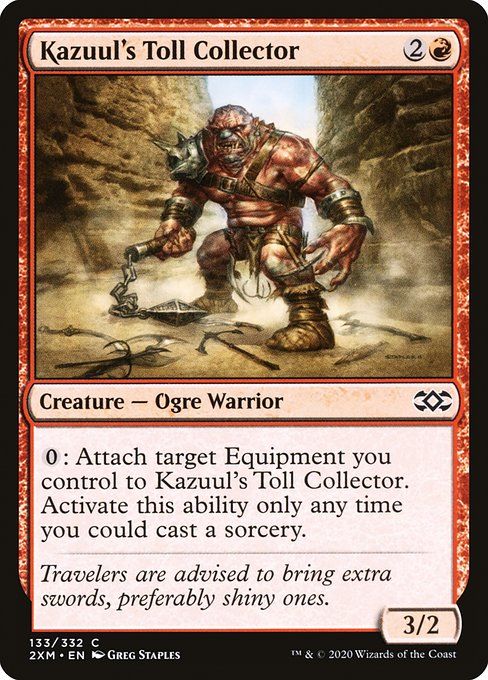 Carta MTG-Kazuul's Toll Collector-Double Masters-133-EN-EX- C