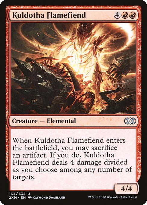Carta MTG-Kuldotha Flamefiend-Double Masters-134-EN-EX- U