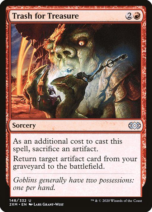 Carta MTG-Trash for Treasure-Double Masters-148-EN-EX- U