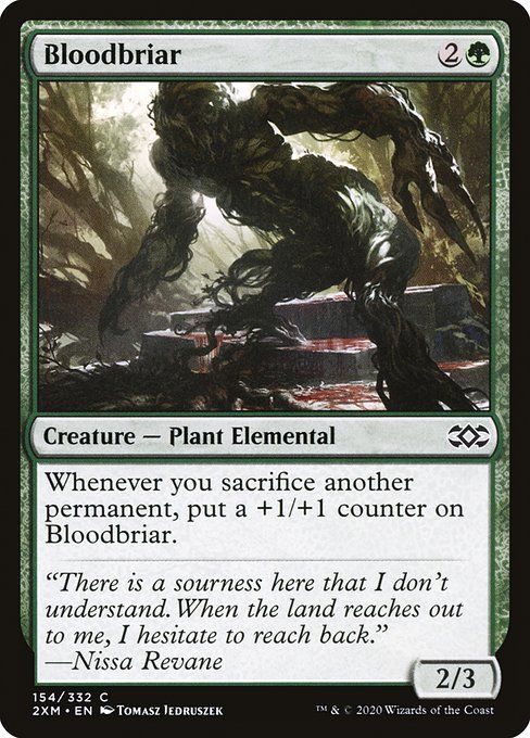 Carta MTG-Bloodbriar-Double Masters-154-EN-EX- C  Foil