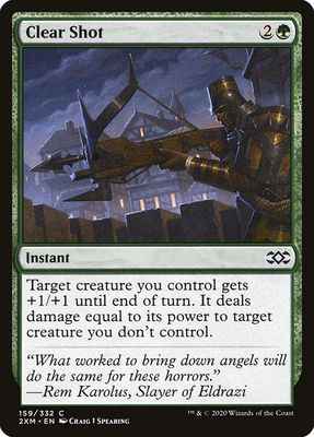 Carta MTG-Clear Shot-Double Masters-159-EN-EX- C Carta MTG-Clear Shot-Double Masters-159-EN-EX- C