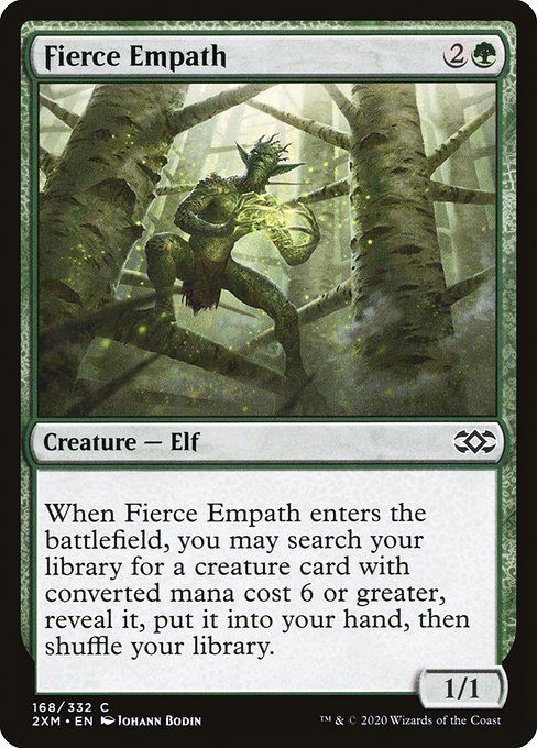 Carta MTG-Fierce Empath-Double Masters-168-EN-EX- C