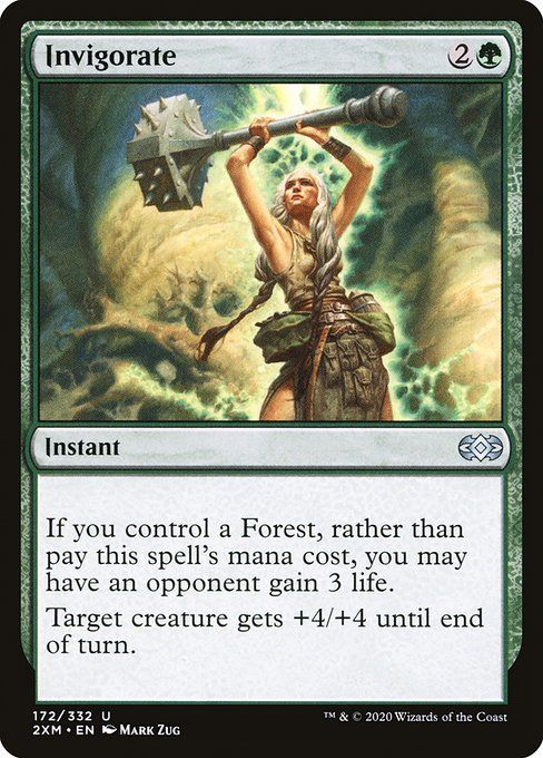 Carta MTG-Invigorate-Double Masters-172-EN-EX- U