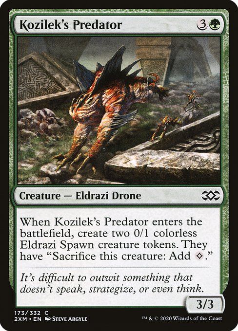 Carta MTG-Kozilek's Predator-Double Masters-173-EN-EX- C