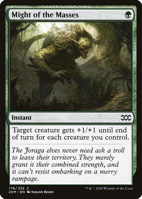 Carta MTG-Might of the Masses-Double Masters-176-EN-EX- C