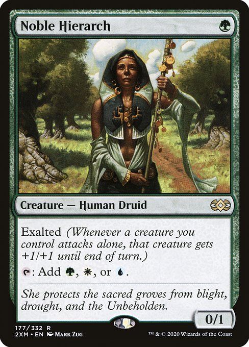Carta MTG-Noble Hierarch-Double Masters-177-EN-EX- R