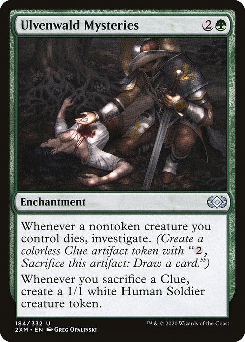 Carta MTG-Ulvenwald Mysteries-Double Masters-184-EN-EX- U  Foil