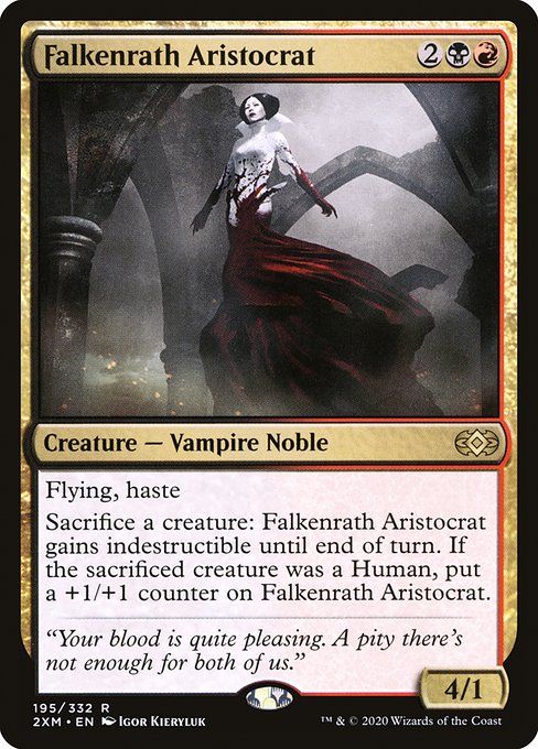 Carta MTG-Falkenrath Aristocrat-Double Masters-195-EN-EX- R