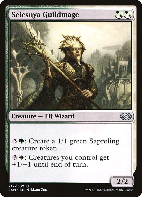 Carta MTG-Selesnya Guildmage-Double Masters-217-EN-EX- U