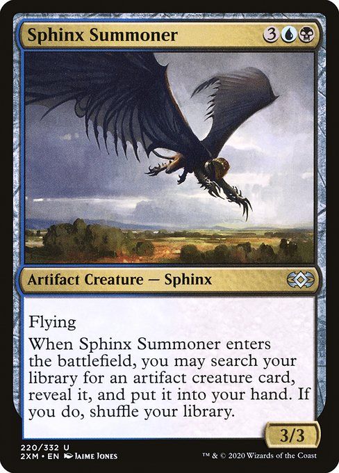 Carta MTG-Sphinx Summoner-Double Masters-220-EN-EX- U