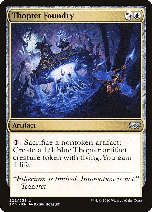 Carta MTG-Thopter Foundry-Double Masters-222-EN-EX- U