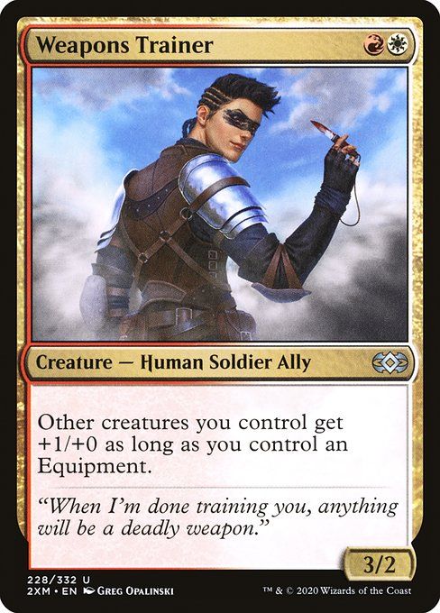 Carta MTG-Weapons Trainer-Double Masters-228-EN-EX- U