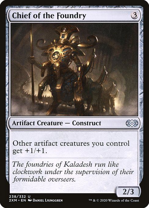 Carta MTG-Chief of the Foundry-Double Masters-238-EN-EX- U