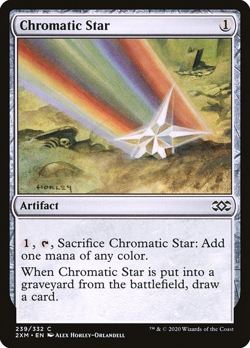 Carta MTG-Chromatic Star-Double Masters-239-EN-EX- C  Foil