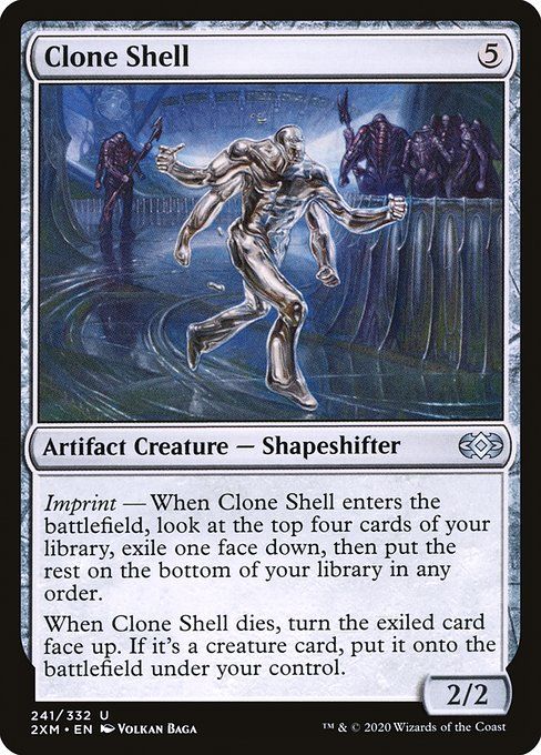 Carta MTG-Clone Shell-Double Masters-241-EN-EX- U